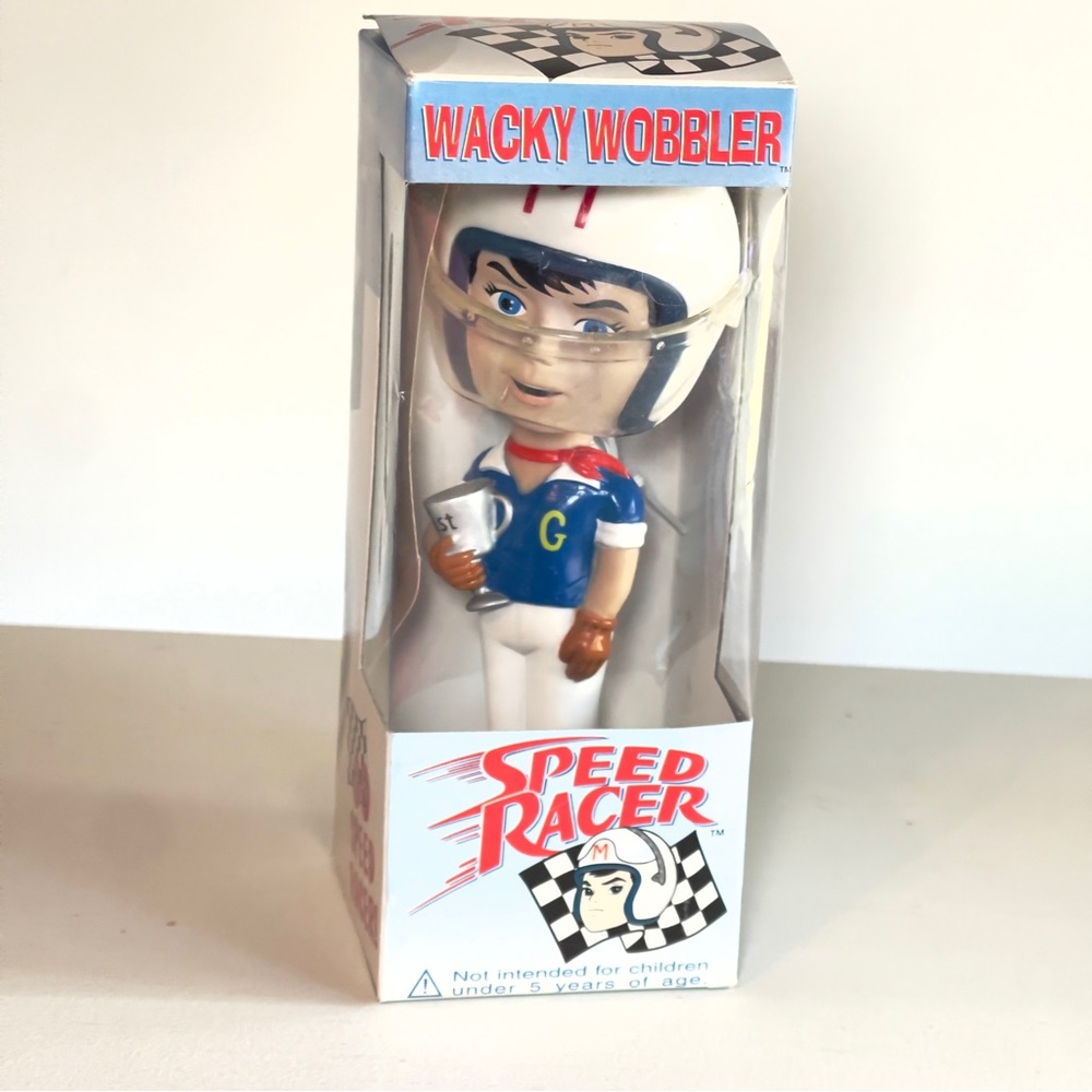 FUNKO Speed Racer Wacky Wobbler Vintage Collectible Nostalgic Bobble Head Doll - Picture 9 of 16
